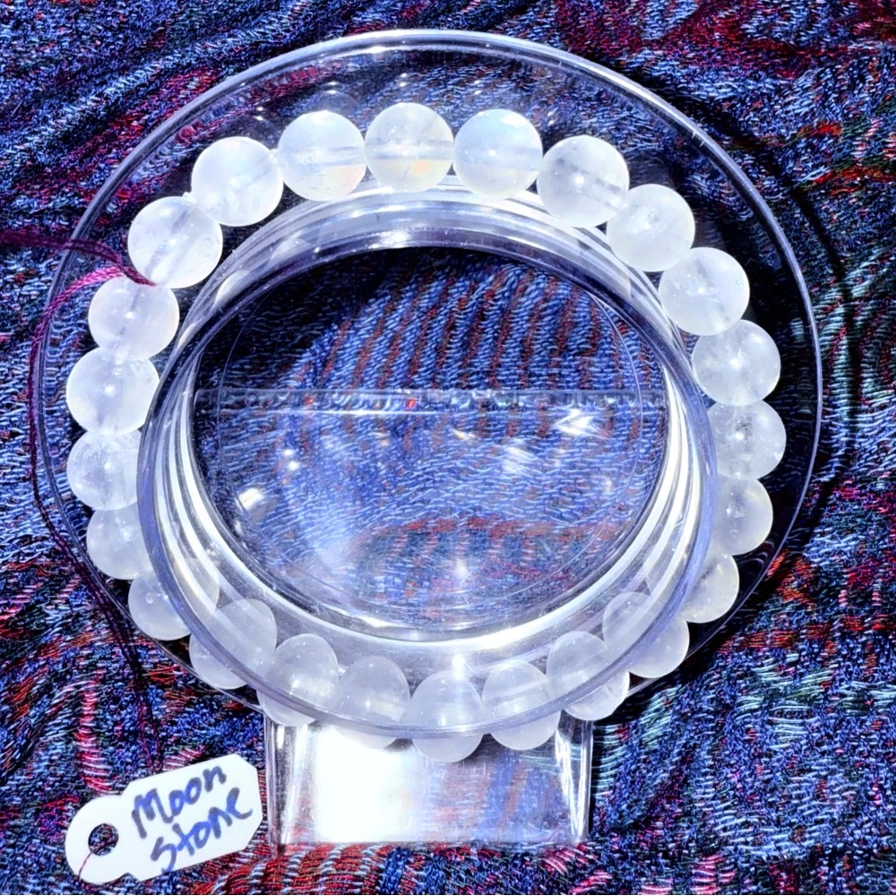 Moonstone Beaded Bracelet
